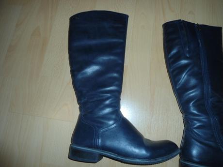 Tmavomodre damske cizmy jenny fairy, 37