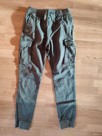 Kaki zelené nohavice h/m xs, h&m,xs