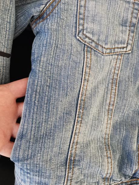 Zateplena riflova bunda., c&a,140