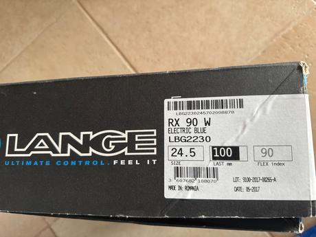 Lyžiarky lange rx 90 w veľkosť 24,5, lange,25