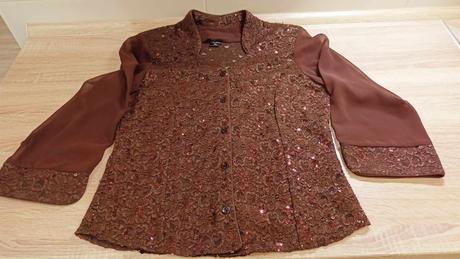 Sviatočná blúzka s glitrami, 42