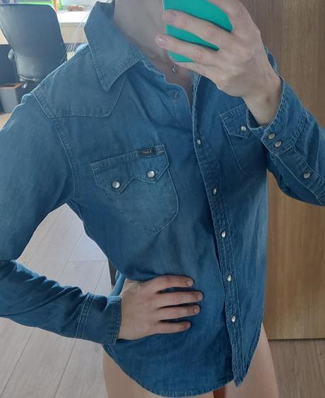 Riflová košela lee, lee,xs