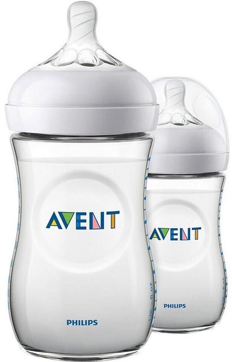 Avent scf033/27 detská fľaša natural 2x260ml, 1m+, avent