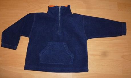 Flisova mikinka na zips s vreckom, ladybird,86