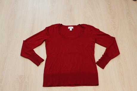 Vinovo cerveny svetrik - m, m