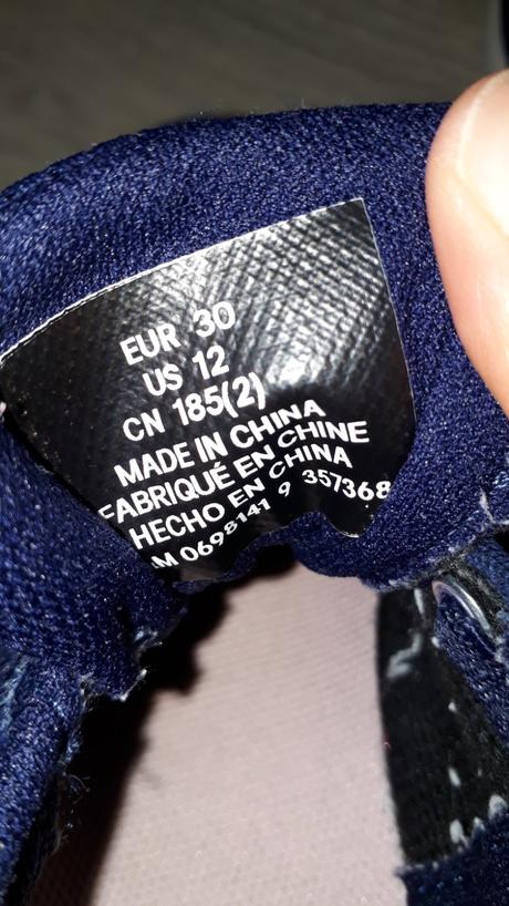 Modre tenisky 30, h&m,30