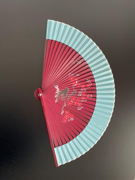 Červeno-hnedý s tyrkysovou látkou čínsky/japonský, 