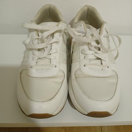 Bielo-béžové tenisky tchibo, tcm,39