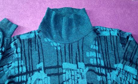 Tyrkysový sveter, xl