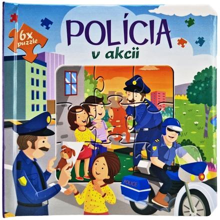 Polícia v akcii kniha puzzle 6x,