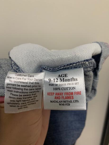 Detské riflové šaty na ramienka, 74