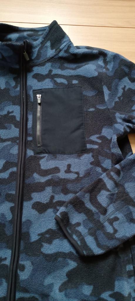 Flísová mikina maskačova modra, f&f,164