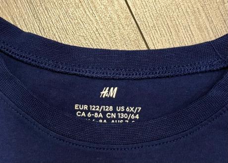 Palmové tričko veľ. 122/128, h&m,128