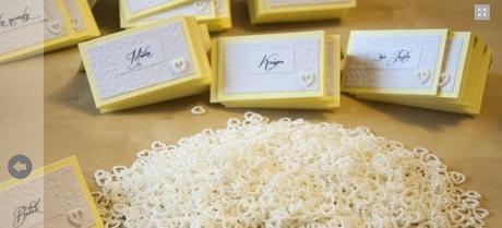 Perlové srdiečka ozdobné biele a modré 100ks/2e, 