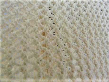 Bavlnené dierkované triko na pláž oversize l/xl, l