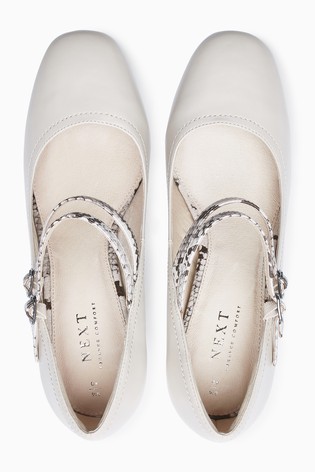 Kožené lodičky s rybím vzorom, next,41