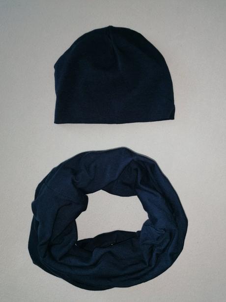 Čapica a nákrčník jarný set 86/110, 98