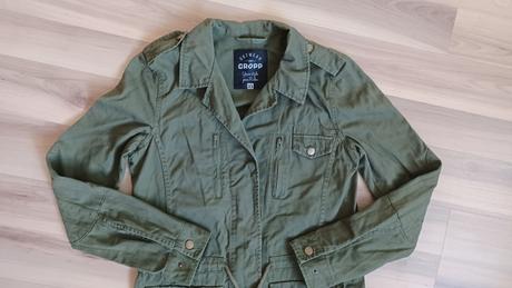 Khaki prechodná bunda, xs