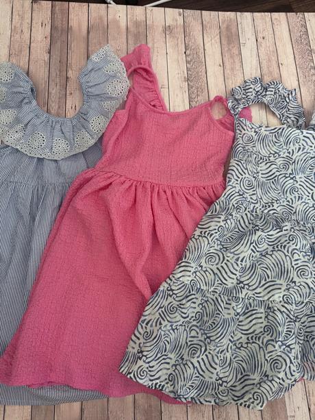 Dievčenské letné šaty 110/116, h&m,110