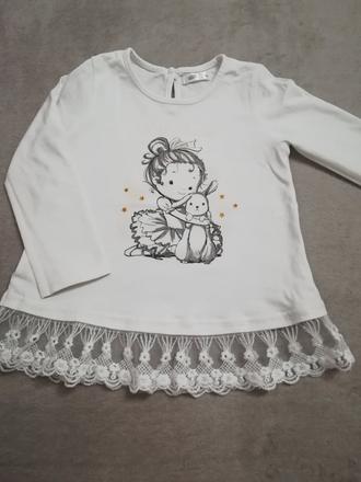 Biele tričko veľ.86, pepco,86