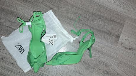 Zara lodicky sandale s mašľou, zara,38