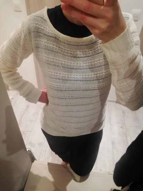 Biely sveter only, only,m