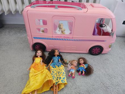 Barbie karavan+ barbie,