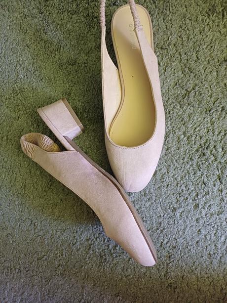 Damske bledoružové topanky 41, deichmann,41