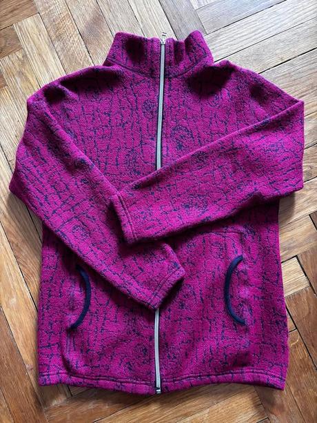 Sveter alebo mikina, veľmi tepl merino moira heavy, mile,38