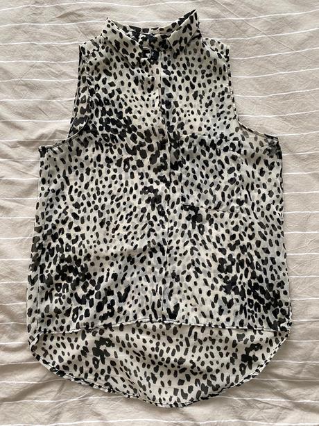 Vzorovana kosielka, bershka,s
