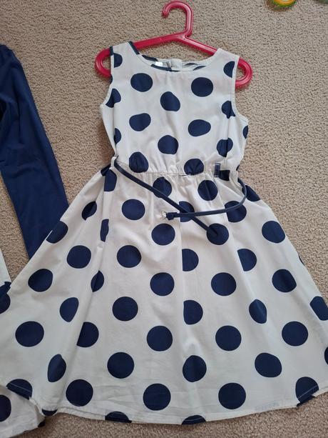 Bodkované šaty 134/140, bonprix,140