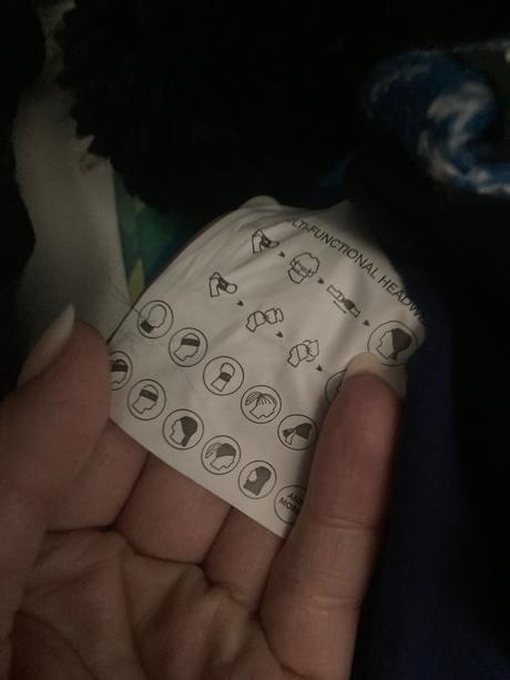 Multifunkčná šatka/nakrcnik,