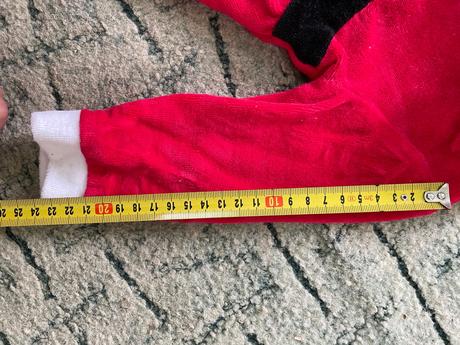 Vianočné mikulášske saty 3-6m, 68