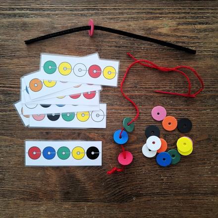 Navliekanie podľa predlohy,