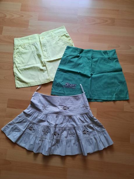 Dámske /dievčenské mini sukne-3ks, s