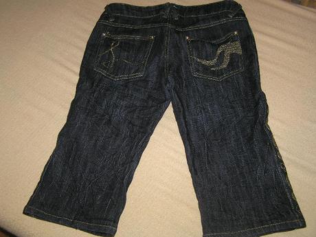 Vyšívané riflové trištvrtáky, m