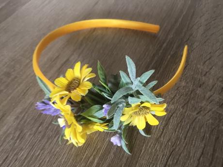 Čelenka žlté kvety, 