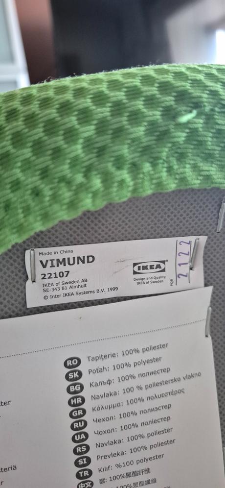 Otočné kresla/stolicky vimund ikea, 