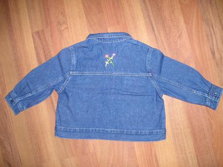 Riflová bundička, mothercare,80