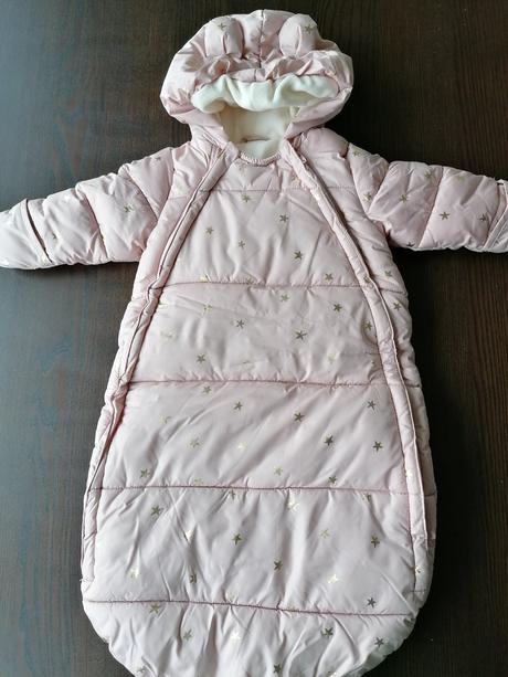 Ružový overal / fusak, h&m,62