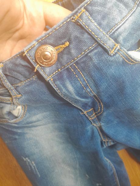 Rifľové nohavice, zara,116