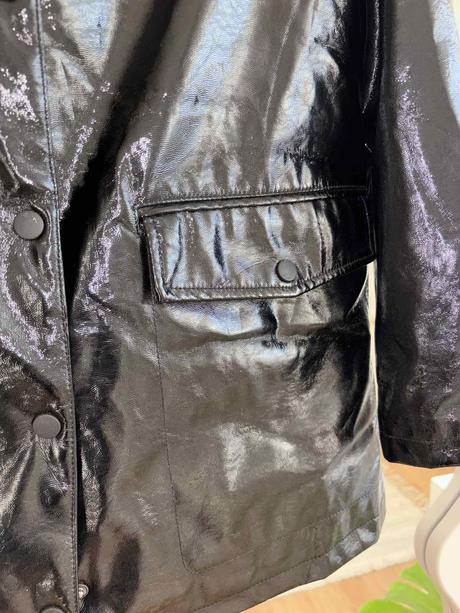 Lakovaný kabát zara 158/164, zara,164