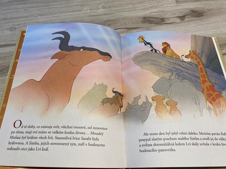 Leví kráľ lví král disney rozprávka zlatá sbírka,
