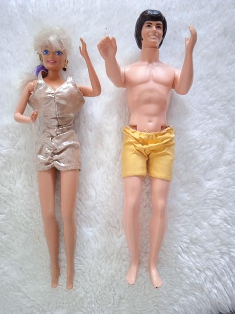 Mattel barbie 1966 a ken 1968, 