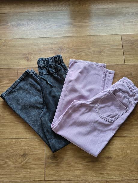 Široké rifle, h&m,140