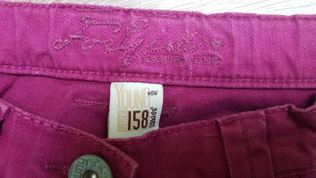 Dievčenské fialové rifle 158, reserved,158