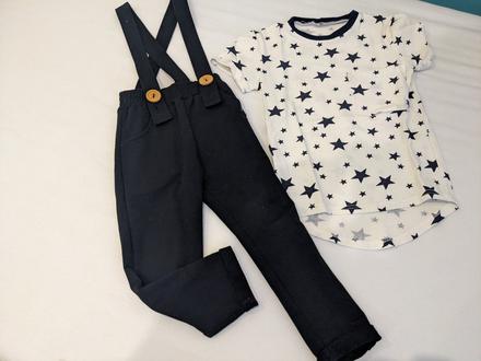 Elegantné nohavice na traky, 92