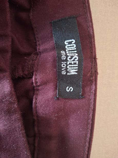 Dámske bordové nohavice., s