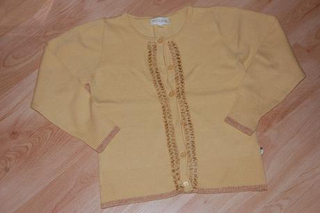 Cardiff sveter yellow, pompdelux,92