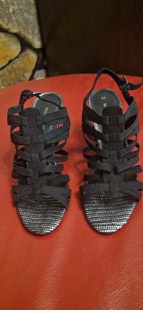 Sandálky čierne, marco tozzi,40